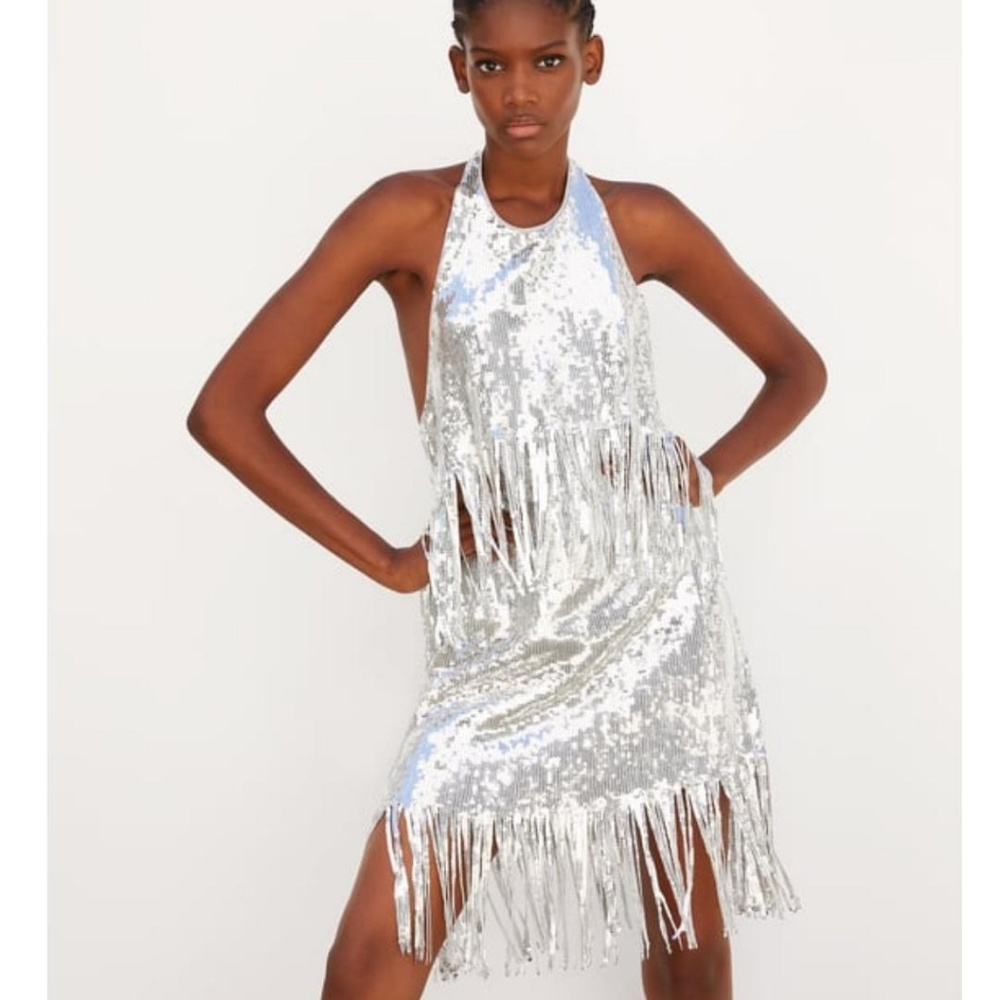 🌲RESTOCK !Zara limited edition sequin dress(7901) - Picture 6 of 6